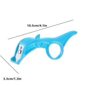 1pc Portable Planing Apple Portable Fruit Peeling Pear Kiwi Fruit Peeling Knife Apple Peeler - Blue