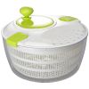 Vegetable Fruit Dehydrator Salad Useful Multifunctional Household Quickly Dryer Basket Shake Plastic Kitchen Tool Spinner - GREEN-C