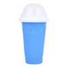 Summer Squeeze Homemade Juice Water Bottle Quick-Frozen Smoothie Sand Cup Pinch Fast Cooling Magic Ice Cream Slushy Maker Beker - Blue