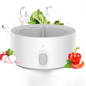 Ecomhunt Dropshipping Portable Fruit Vegetable Washing Machine IPX7 Waterproof Rechargable Remove Reside Purifier Of Residues - White