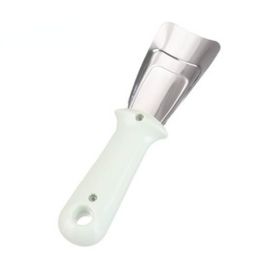 1pc Stainless Steel Freezer Scraper Deicing Tool Portable Refrigerator Deicing Shovel Cleaning Gadget Household Defrosting Shovel - Green