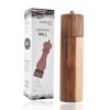 Wooden Salt and Pepper Grinder Set Manual Salt and Pepper Mills for Seasoning; Meal Prep; Cooking; Serving; Dining; BBQ Tools - 1PCS