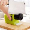 1pc Kitchen Electric Knife Sharpener Multifunctional Knives Scissors Sharpener Motorized High-Speed Sharpening Sistem Rotating Tool - Pack B