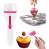 Cupcake Scoop - BPA-Free Batter Dispenser With Measuring Function For Equal Amounts For Drip-Free Baking And Clean Counters Kitchen Gadgets - White