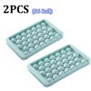 66/33 Ice Ball Mold Hockey Frozen Mini Ball Maker Mold Round Ice Cube Mold with Lid Ice Tray Box Whiskey Cocktail Kitchen Tools - 2PCS 66Ball3