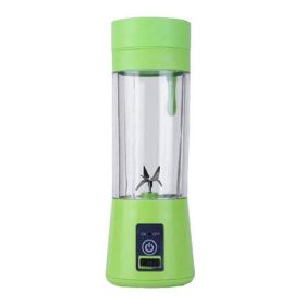 380ML USB Portable Blender Portable Fruit Electric Juicing Cup Kitchen Gadgets - green