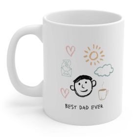 Funny Best Dad Ever Coffee Tea Mug - One Size