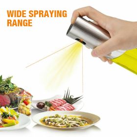 Olive Oil Sprayer Cooking Mister Spray Fine Bottle Oil Dispenser Kitchen - White