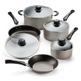 9-Piece Non-Stick Cookware Set - Champagne