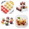 6-24 Pcs Set Pastry Bag and Stainless Steel Cake Nozzle Kitchen Accessories For Decorating Bakery Confectionery Equipment - 12pcs SET6 Pink