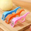 1pc, Portable Fruit Peeler, Stainless Steel Ring Pear Orange Kiwi Peeling Knief, Multi-functional Potato Vegetable Kitchen Dining Tool - Orange