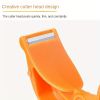 1pc, Portable Fruit Peeler, Stainless Steel Ring Pear Orange Kiwi Peeling Knief, Multi-functional Potato Vegetable Kitchen Dining Tool - Pink