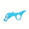 1pc Portable Planing Apple Portable Fruit Peeling Pear Kiwi Fruit Peeling Knife Apple Peeler - Blue