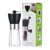 Handheld Coffee Grinder Mill with Ceramic Burrs Manual Grinder for Coffee, Tea, Herbs and Spices - Black