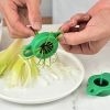 1pc Green Onion Shredder; Scallion Cutter; Green Onion Shredder Knife; Shallot Cutter; Kitchen Gadgets - Onion Shredder (green)