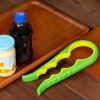 4 In 1 Can Opener, Multifunctional Jar Opener, Bottle Opener, Non-Slip Jar Bottle Opener (Random Color ) - General