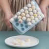 66/33 Ice Ball Mold Hockey Frozen Mini Ball Maker Mold Round Ice Cube Mold with Lid Ice Tray Box Whiskey Cocktail Kitchen Tools - 2PCS 66Ball3