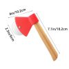 1pc Pizza Hob; Axe Bamboo Handle Cutter; Kitchen Gadgets; Creative Pizza Knife; Baking Cutter; Random Color - Random Color