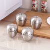 Metal; Egg Apple Countdown Timer; Reminder; 55 Minute Timer; Creative Kitchen Mechanical Timer - Egg