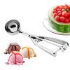 1pc Stainless Steel Ice Cream Ball Scoop Fruit Scoop - C-6cm