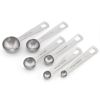 Stainless Steel Measuring Spoons; 6pcs Seasoning Measuring Spoons Thicken 1.2mm - 6-piece Set 1.2 Thick