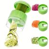 1pc; Vegetable Spiralizer; Household Vegetable Grater; Reusable Fruit Grater; Kitchen Potato Slicer; Vegetable Spiral Cutter; Kitchen Gadgets - 210317