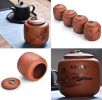 Ceramic Tea Canister Coffee Tins Spice Jar Exquisite Tea Caddy,Y2 - Default