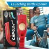 Cap Gun Beer Opener Drink Bottle Opener Launcher Shooter Game For Family Bar - Red