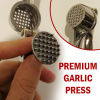 Garlic Press Crusher Mincer Chopper Peeler Squeeze Cutter Stainless Steel Ginger - default