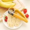 Kitchen Supplies Banana Slicer 304 Stainless Steel Ham Sausage Cutter - 2pcs