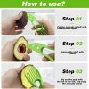 1pc 3 In 1 Multifunctional Avocado Slicer, Avocado Pitters, Avocado Cutter, Kitchen Gadgets - Green