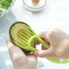 1pc 3 In 1 Multifunctional Avocado Slicer, Avocado Pitters, Avocado Cutter, Kitchen Gadgets - Green