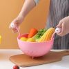 1pc Kitchen Strainer - Big-Eyed Monster Design BPA-Free Food Strainer For Fruits And Pasta - Fun And Safe - Yellow