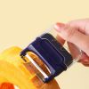 Fruit Peeler Magnetic Design Non-slip Sharp Peeling Fruit Grater Double-sided Blade Vegetable Potato Peeler Kitchen Gadget - Yellow