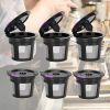 6 Packs Reusable K Cups For Keurig, Reusable K CUP Coffee Filter Refillable Single K CUP For Keurig 2.0 1.0 BPA 20.8in/1.5in 0.18lb - 6 Packs