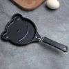 1pc Breakfast Mini Omelette Pan Creative Cute Cartoon Diy Omelette Pan Non-Stick Pan Kitchen Fried Egg Pan - Bear Pattern