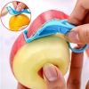 1pc Portable Planing Apple Portable Fruit Peeling Pear Kiwi Fruit Peeling Knife Apple Peeler - Blue