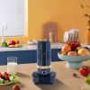 Fruit And Vegetable Purifiers Fruit Washer For Foods Removes Pesticides Disinfector Degrader Wireless Automatic Vegetable Washing Machine - Royal Blue