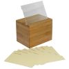 Oceanstar Bamboo Recipe Box with Divider - RB1408