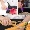 3-in-1 Fruit Digger Fruit Carving Knife Set Cutter Fruit Platter Separator Kitchen Gadgets Watermelon Ice Cream Baller Scoop - 3in1