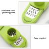 Multi-Functional Garlic Crusher Press Manual Garlic Peeler Ginger Garlic Grater Cutter Kitchen Accessories Home Gadgets - Pink