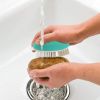 Crevice Brush Fruit And Vegetable Clean Cleaning Brush Portable Plastic Cleaning Vegetable Artifact Kitchen Gadgets Bendable - Green - China