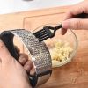 Stainless Steel Garlic Press Crusher Manual Garlic Mincer Chopping Garlic Tool Fruit Vegetable Tools Kitchen Accessories Gadget - A